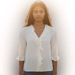 Alexon ladies white blouse size 10.  Worn once. Excellent condition. Long sleeve